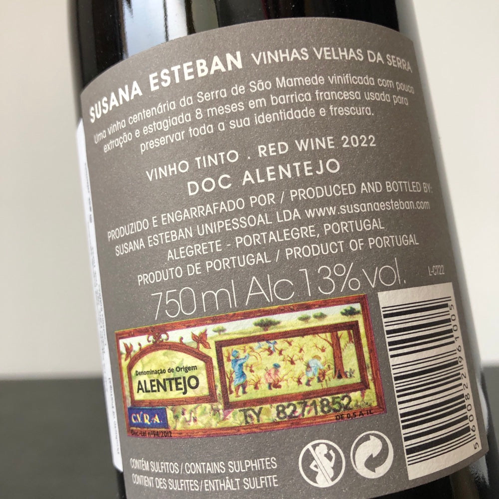 2022 Susana Esteban 'A Centenaria' Tinto, Vinho Regional Alentejano, Portugal