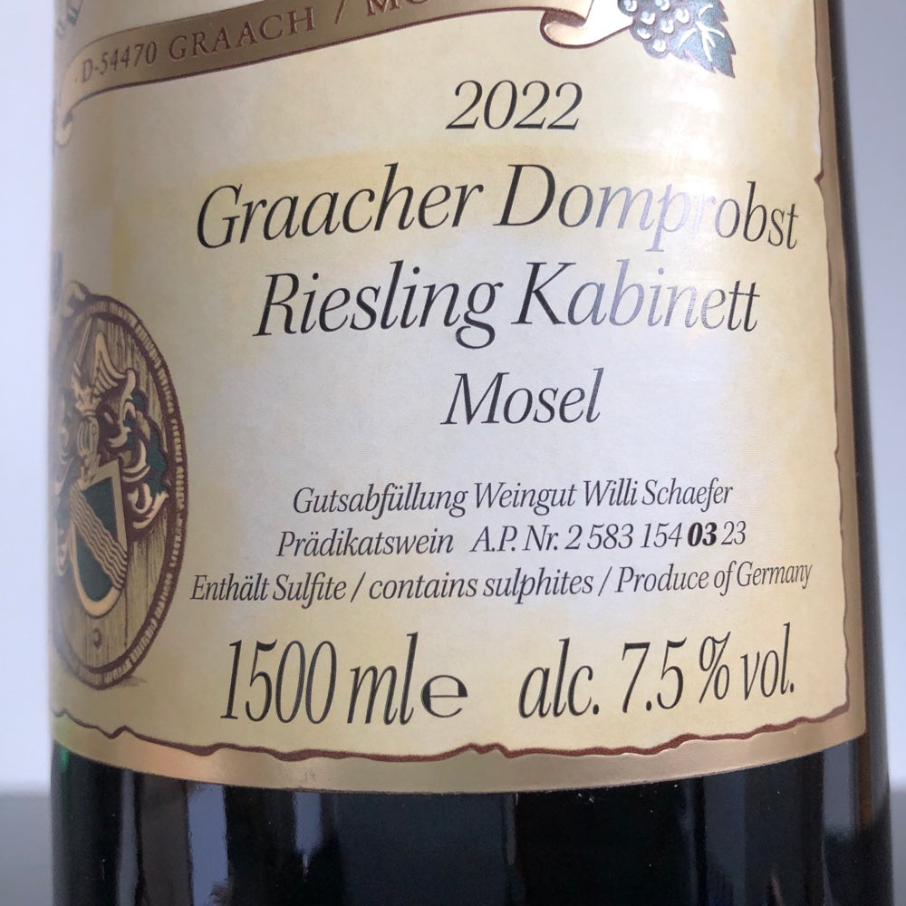 2022 Weingut Willi Schaefer Graacher Domprobst Riesling Kabinett 1.5L Magnum, Mosel, Germany