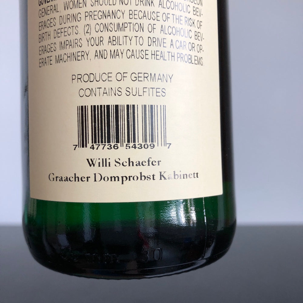 2022 Weingut Willi Schaefer Graacher Domprobst Riesling Kabinett, Mosel, Germany
