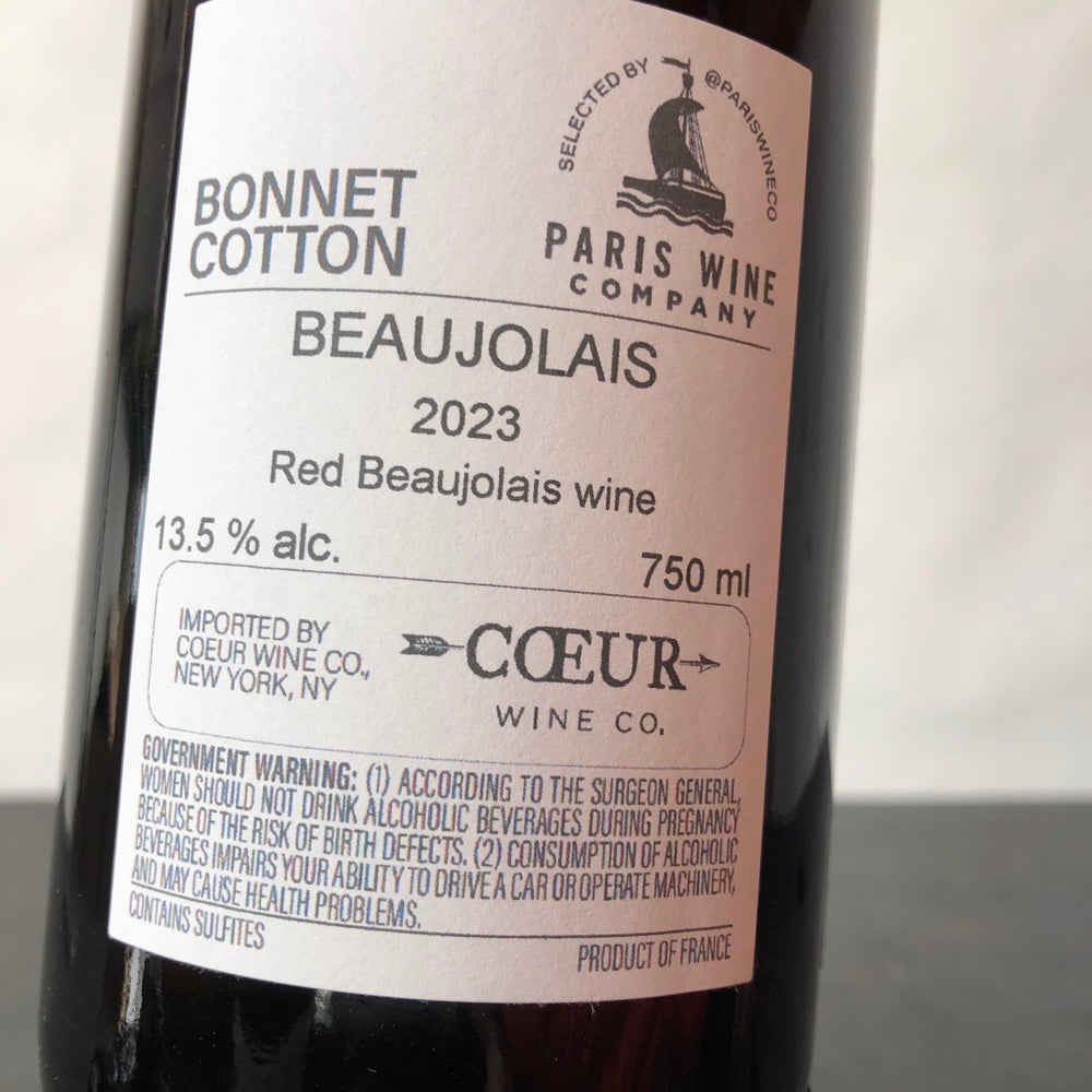 2023 Bonnet Cotton, Beaujolais, France