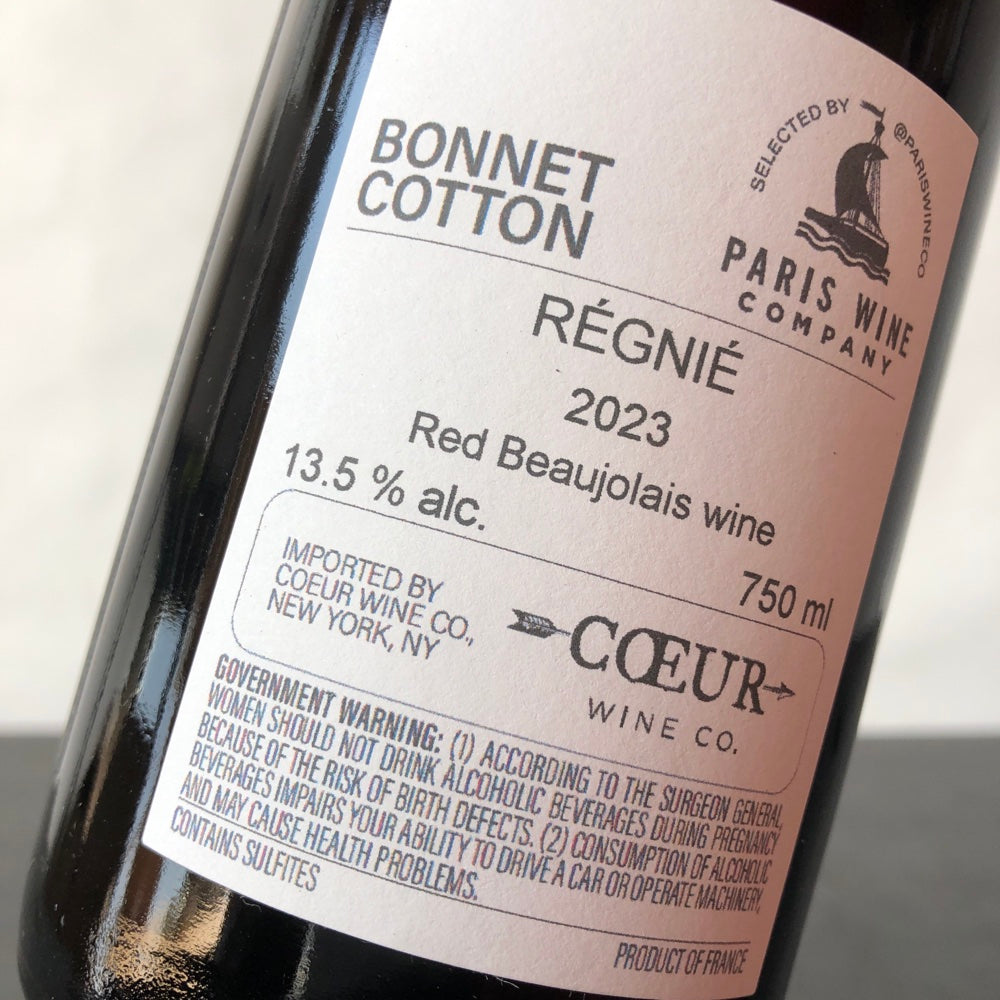 2023 Bonnet Cotton, Regnie 'Les Buillats', Beaujolais, France