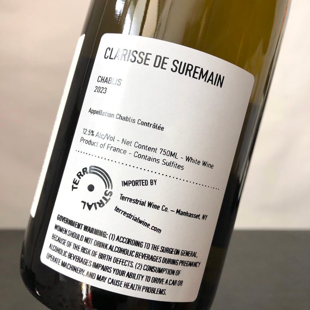 2023 Clarisse de Suremain Chablis Burgundy, France