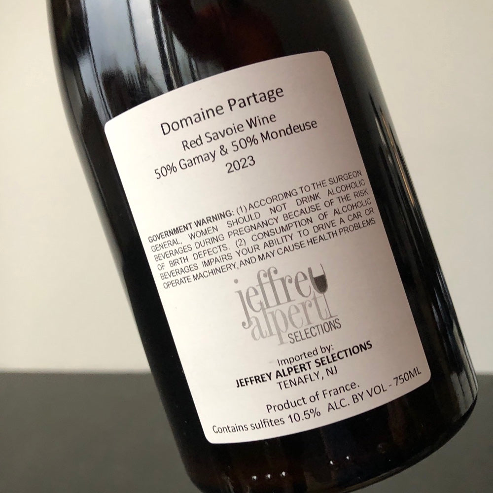 2023 Domaine Partage Gilles Berlioz Cuvee Bibi, Vin de Savoie, France