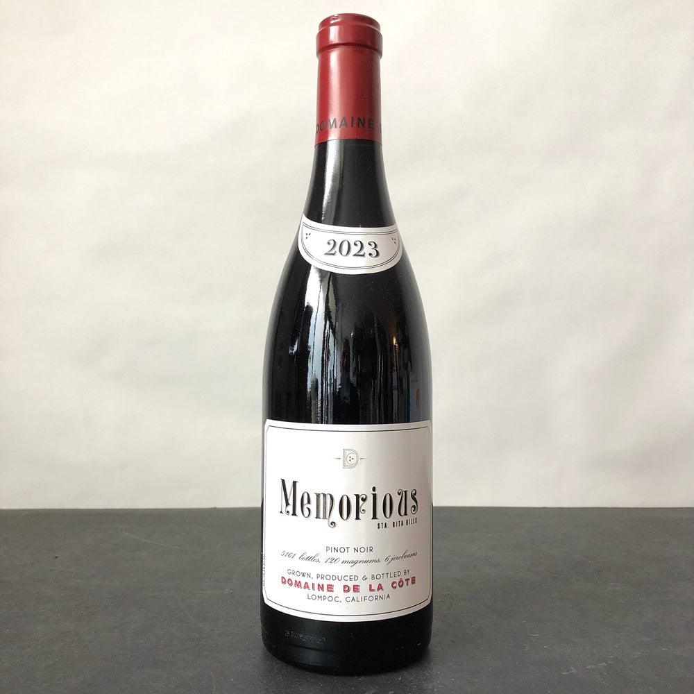 2023 Domaine de la Cote 'Memorious' Pinot Noir, Santa Rita Hills, USA