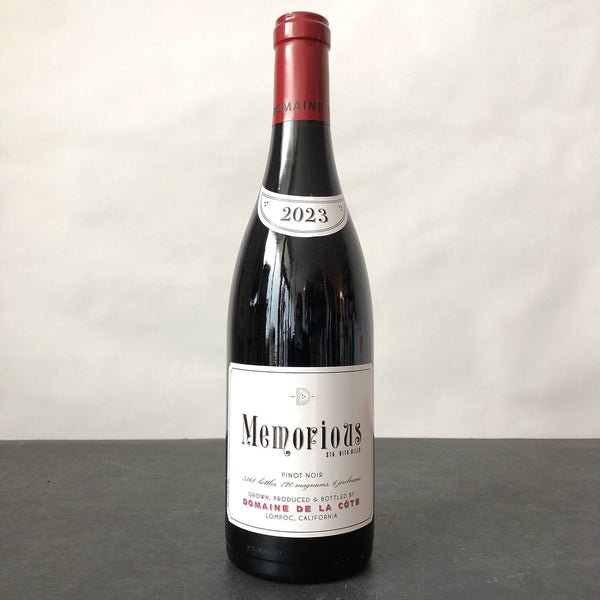 2023 Domaine de la Cote 'Memorious' Pinot Noir, Santa Rita Hills, USA