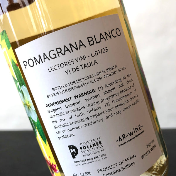 2023 Lectores Vini 'Pomagrana' Xarello, Conca de Barbera, Spain