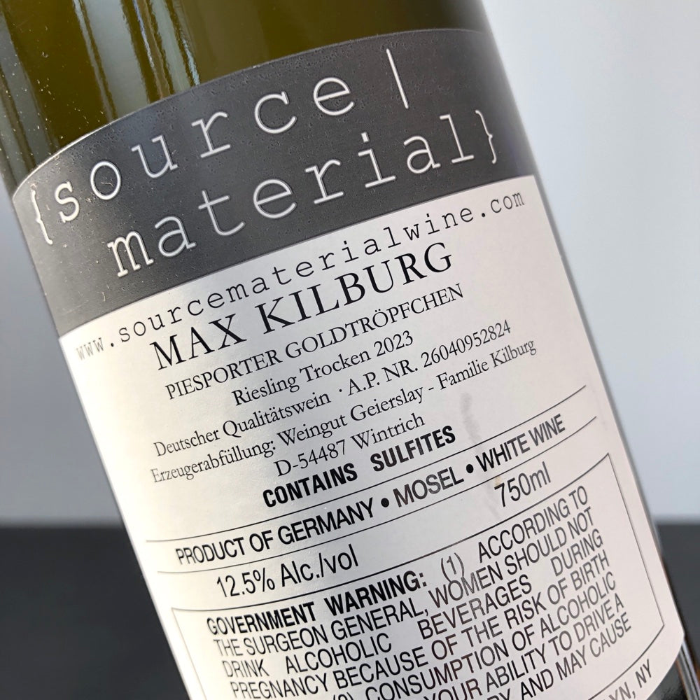 2023 Max Kilburg Goldtropfchen GC Trocken, Mosel, Germany
