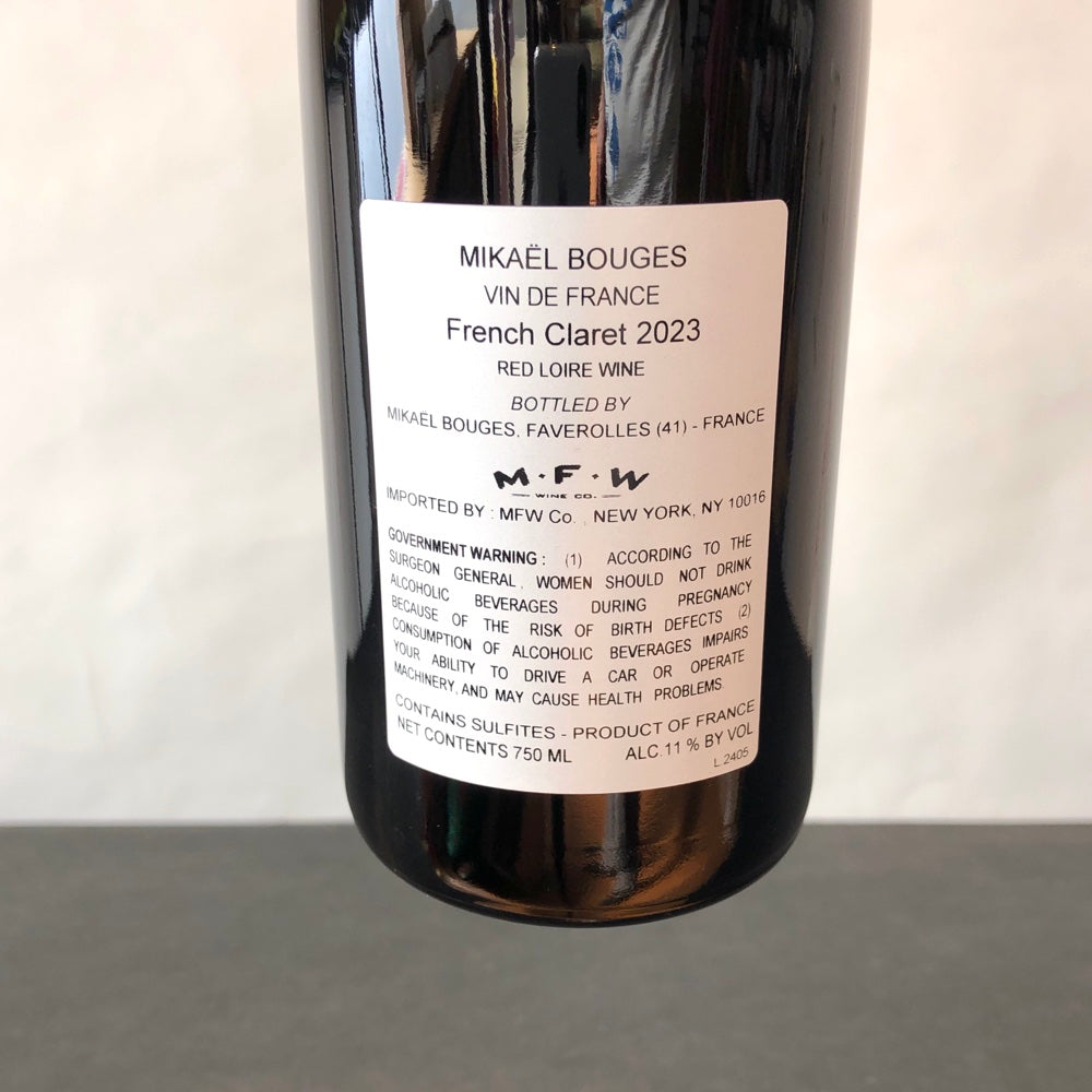 2023 Mikael Bouges, French Claret (Côt), Loire Valley, France