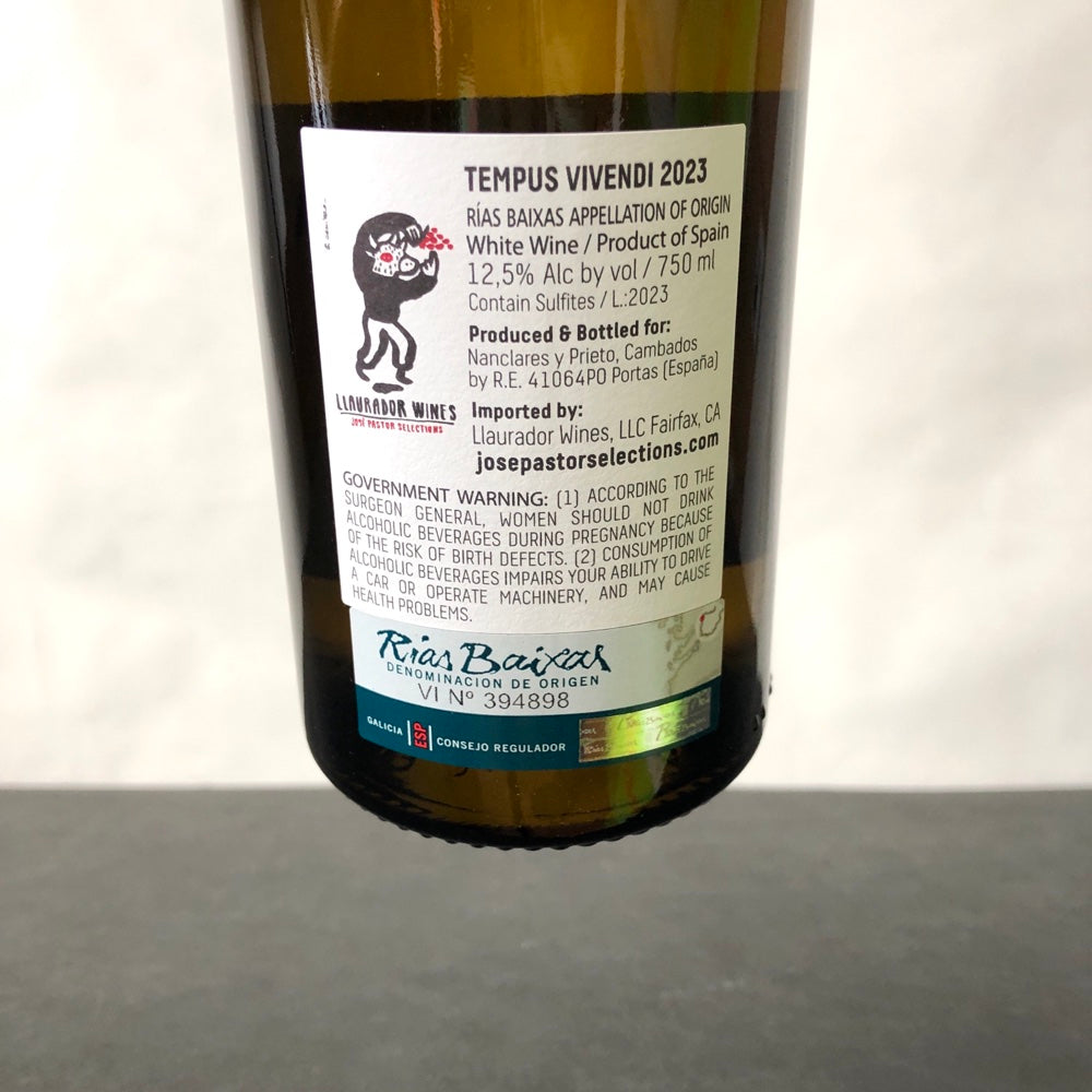 2023 Nanclares y Prieto 'Tempus Vivendi' Albarino Rias Baixas, Spain