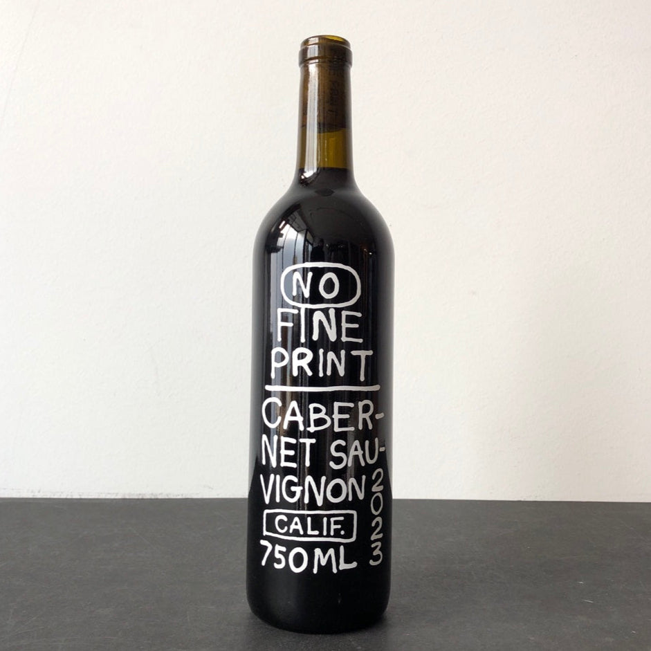 2023 No Fine Print Wine Co. Cabernet, California, USA