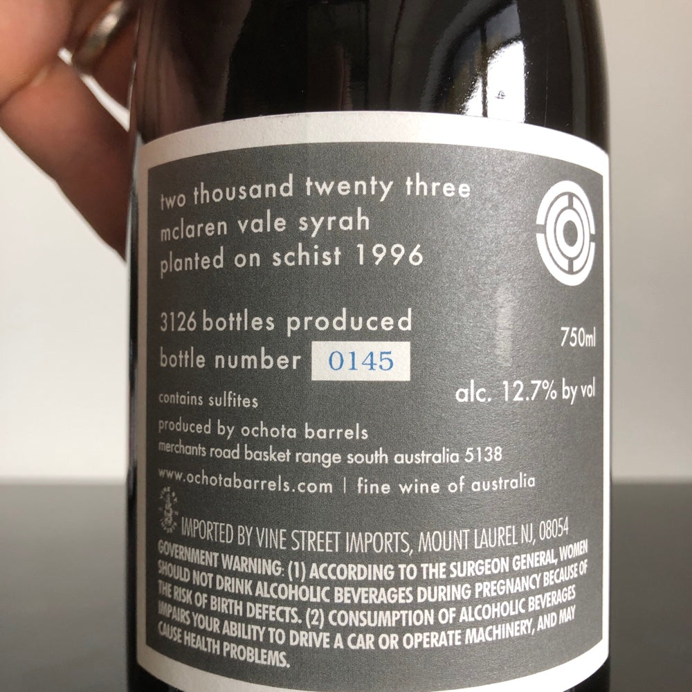 2023 Ochota Barrels 'Where's the Pope' Syrah South Australia