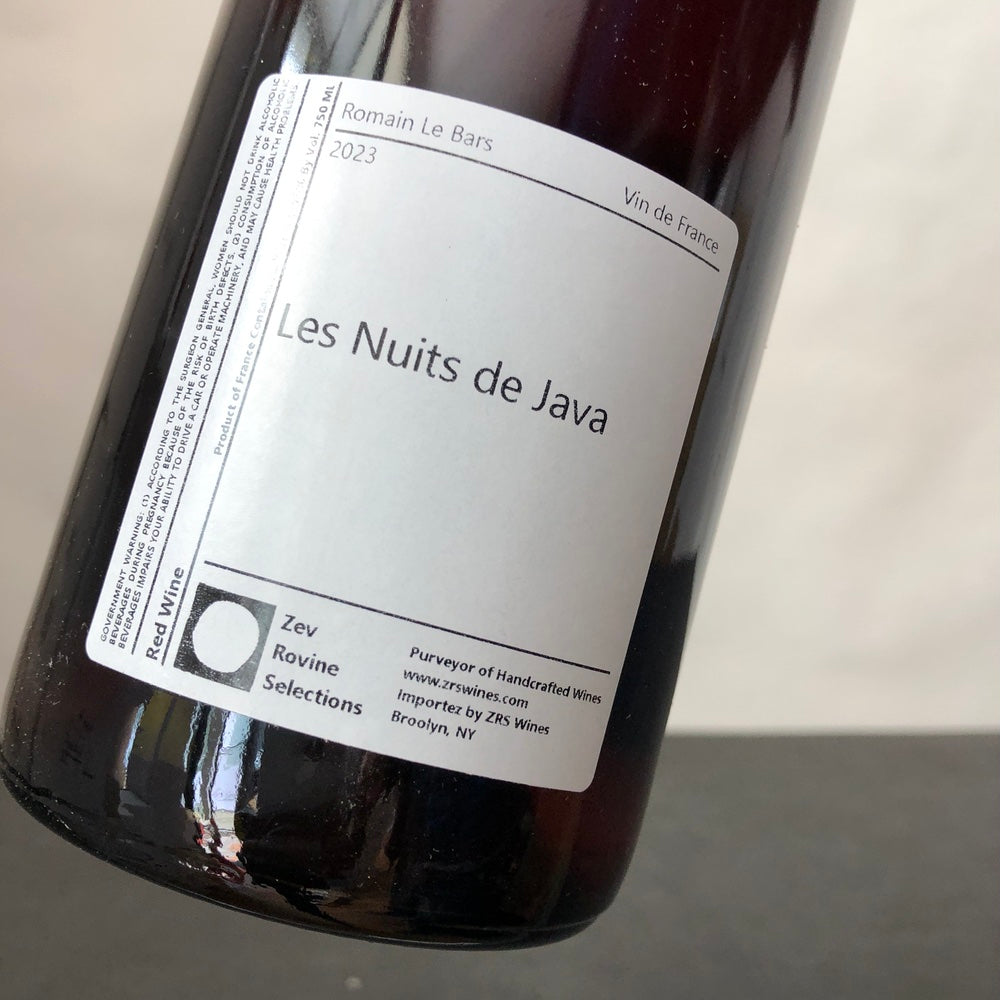 2023 Romain Le Bars 'Les Nuits de Java', Vin de France