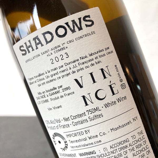 2023 Vin Noe La Combe 'Shadows' La Combe, Saint-Aubin Premier Cru, France
