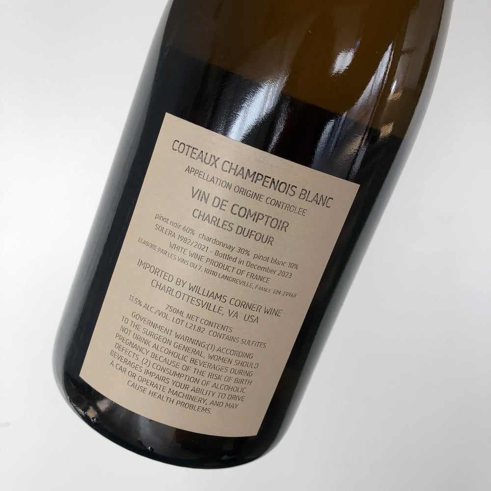 Charles Dufour Coteaux Champenois 'Vin de Comptoir' Blanc L21, Champagne, France