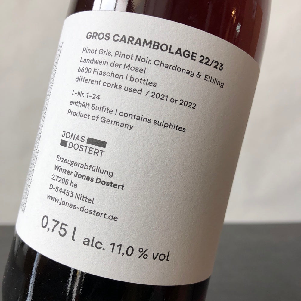 Jonas Dostert 'Carambolage', Mosel, Germany 21/22