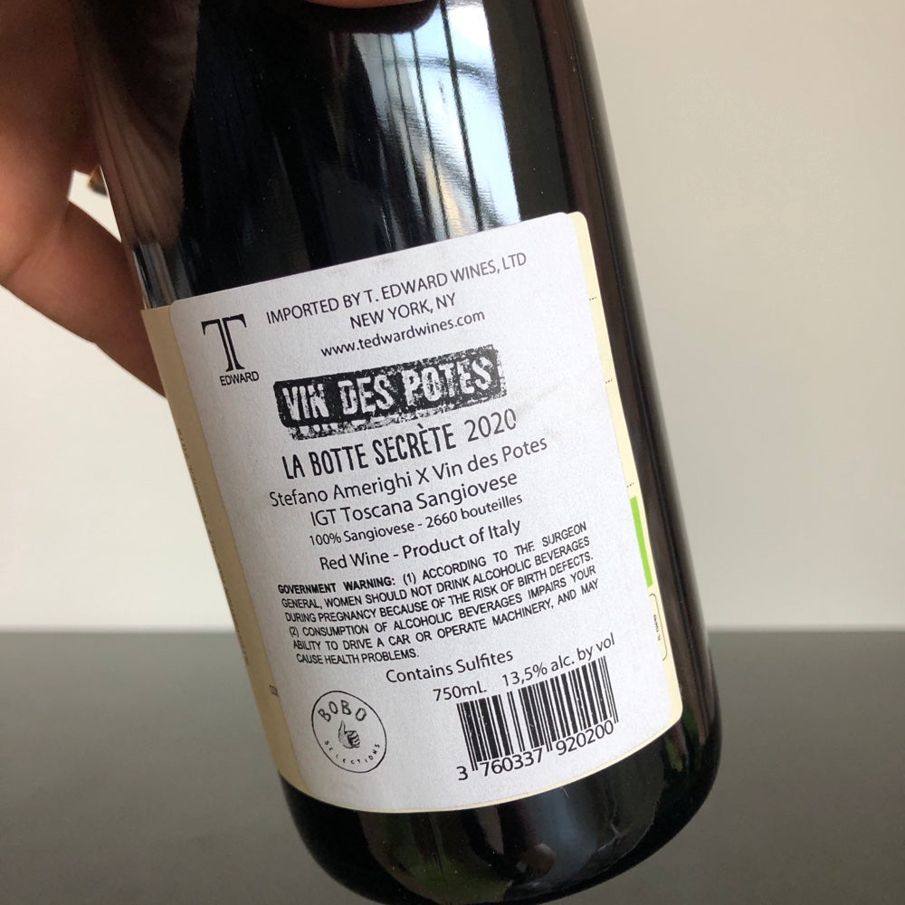2020 Vin des Potes x Stefano Amerighi 'La Botte Secrete', Toscana, Italy