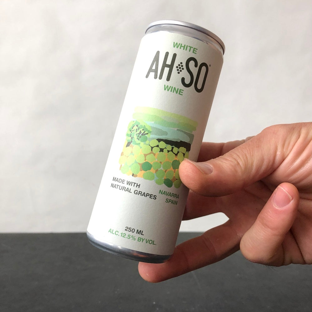 NV Ah-So Navarra White Wine Can