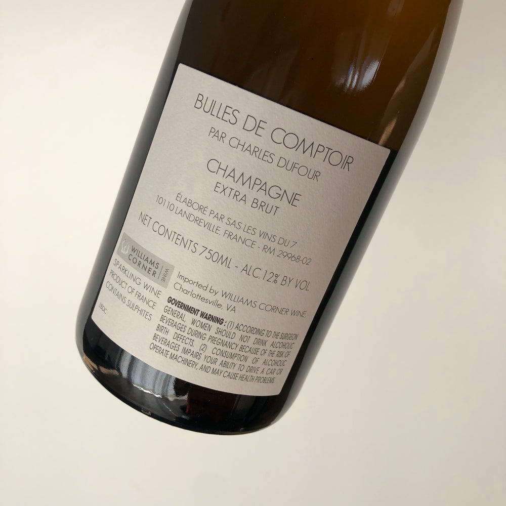 NV Charles Dufour 'Bulles de Comptoir' 12 Terrine et Jardin Extra Brut, Champagne, France