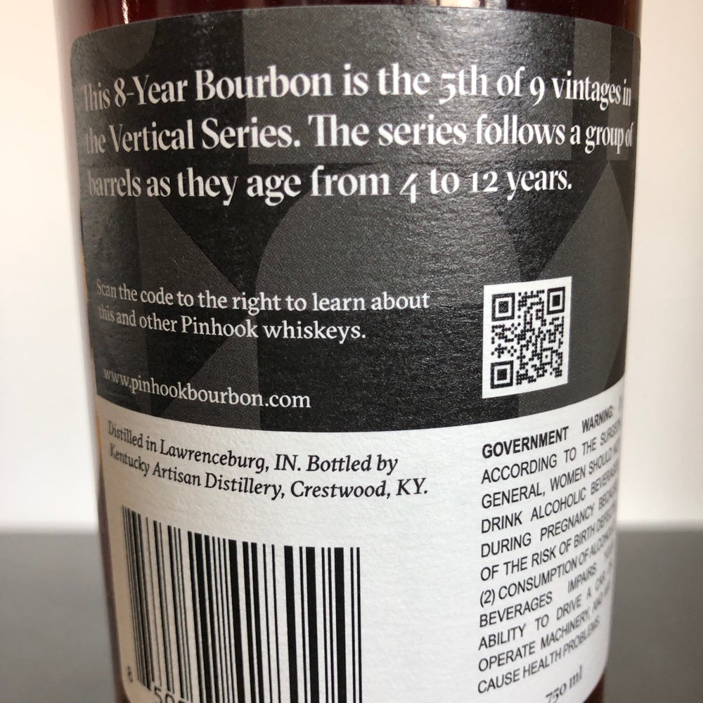 Pinhook Vertical Series Bourbon 8 Year "Bourbon War" Gold Wax