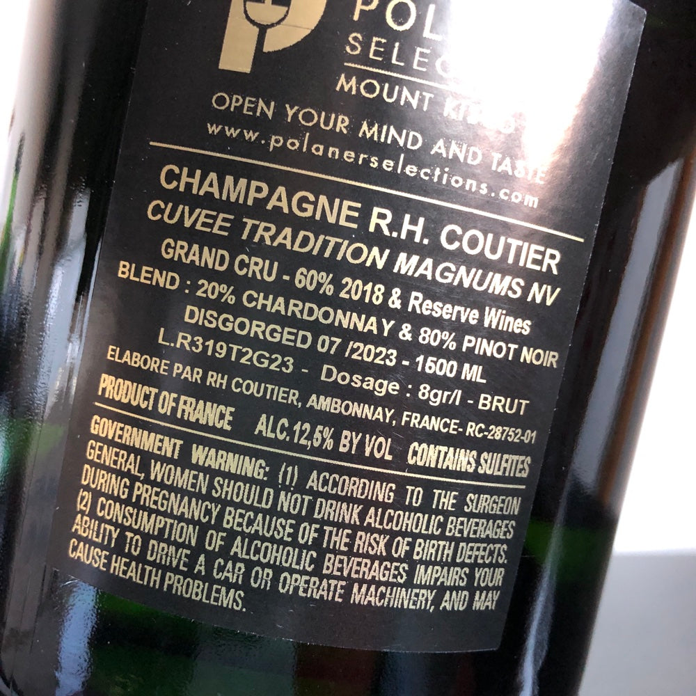 R.H. Coutier Cuvee Tradition Grand Cru Brut 1.5L Magnum, Champagne, France