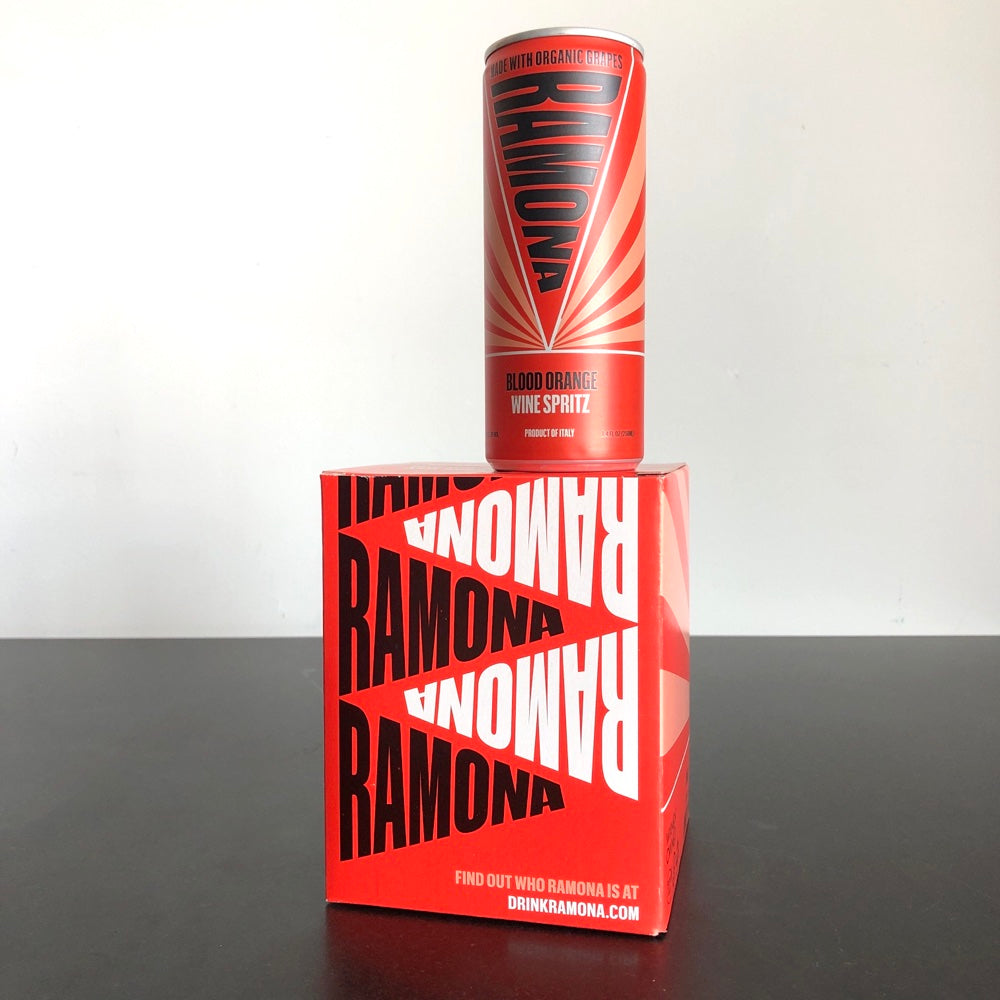 Ramona Blood Orange Wine Spritz 250ml Can, Italy
