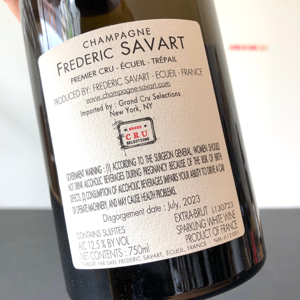 Savart L'Ouverture Premier Cru  Ecueil / Trepail,Blanc de Blancs Brut, Champagne, France (2021)