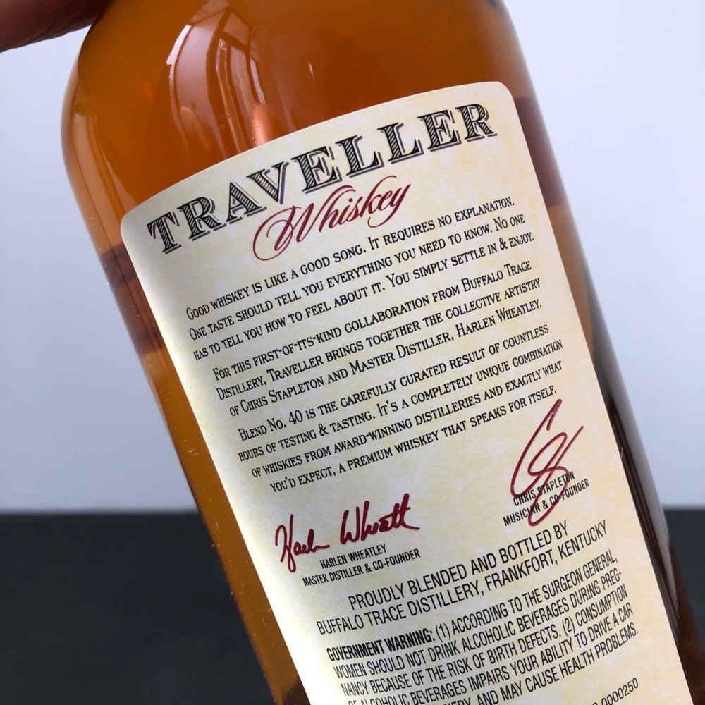Traveller Blend No 40 Whiskey, Kentucky, USA
