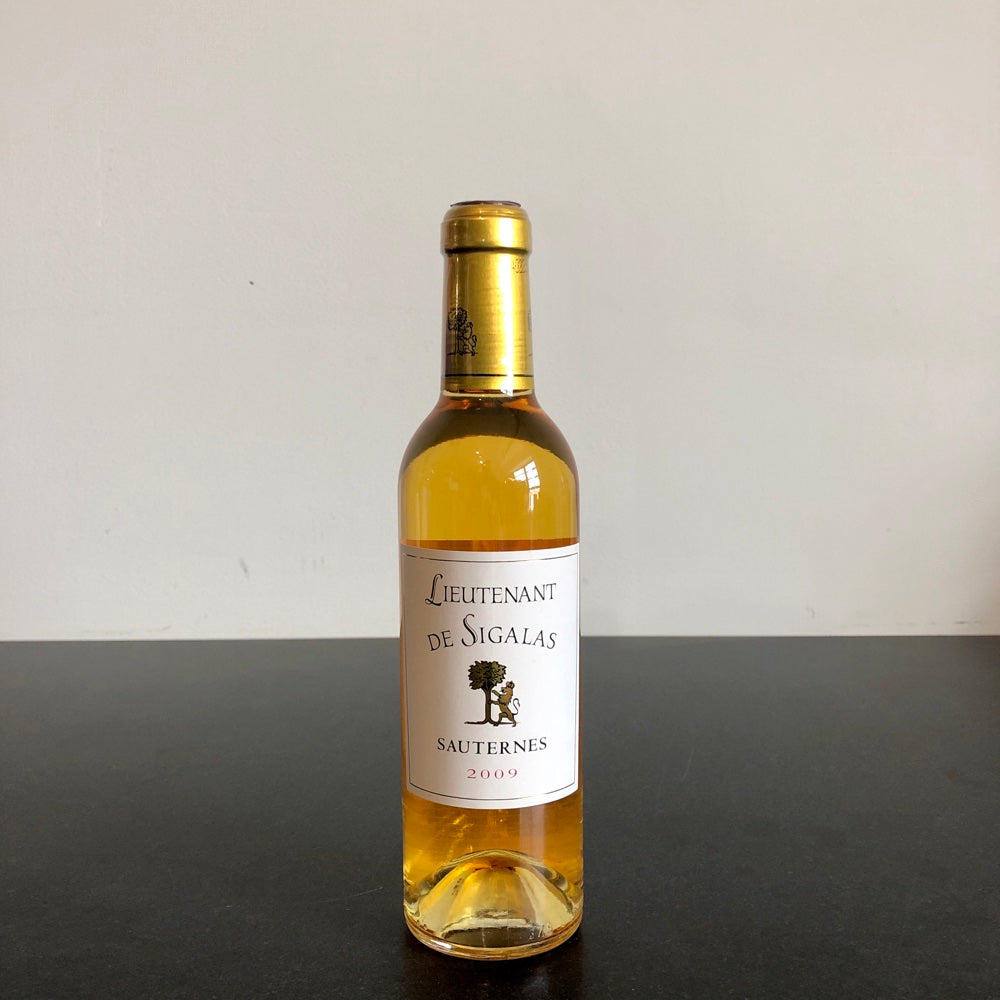 ワイン L'Lieutenant de Sigalas Sauternes 2009 2009 Chateau Sigalas Rabaud Lieutenant de Sigalas Sauternes 375ML