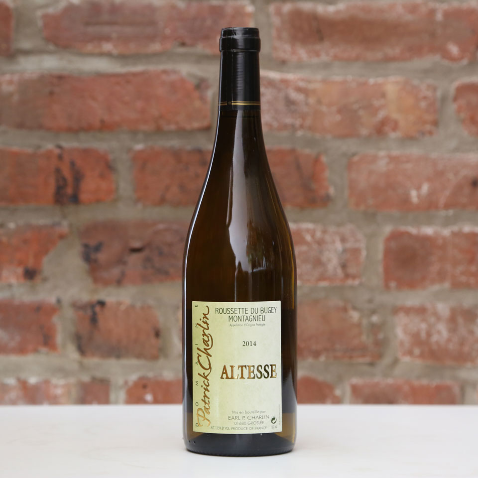 2014 Patrick Charlin Roussette du Bugey Montagnieu Altesse, Savoie, France