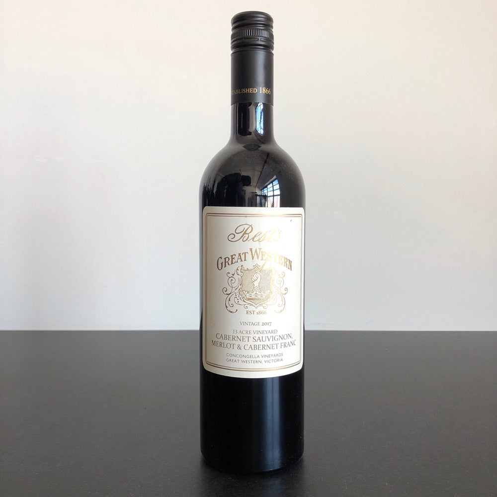 2017 Best's Great Western Cabernet Sauvignon 13 Acre Vineyard, Great Western, Australia