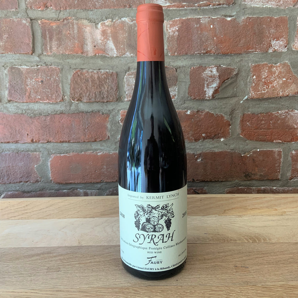 2020- Domaine Faury Syrah, IGP Collines Rhodaniennes, France