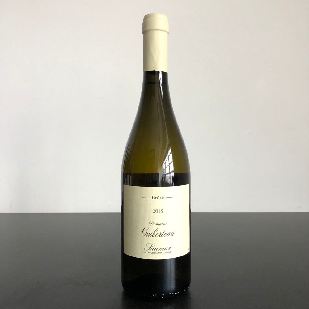 2018 Domaine Guiberteau Saumur Blanc Breze Loire, France