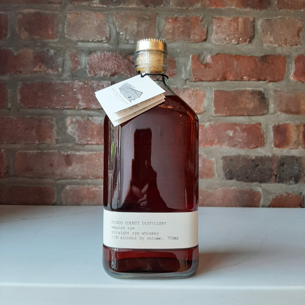 Kings County Distillery Straight Empire Rye, New York, USA 750ML