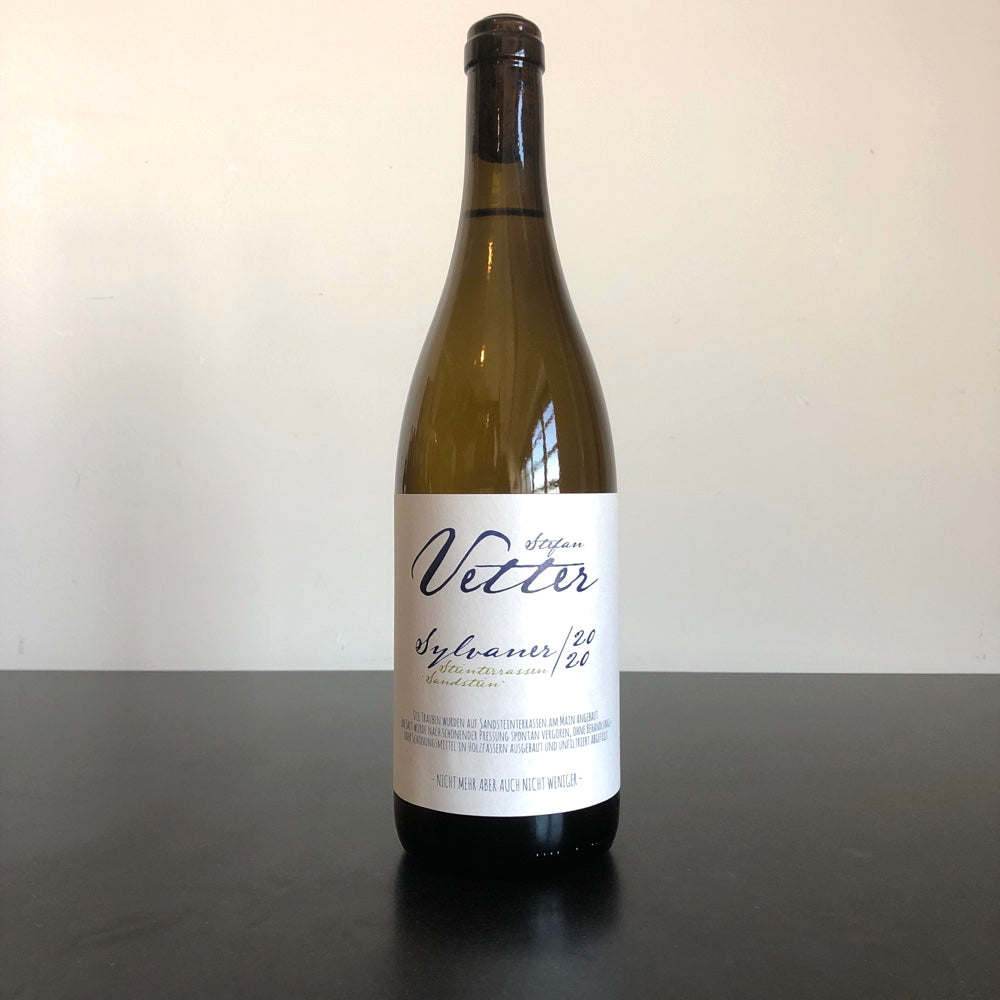 2020 Stefan Vetter 'Steinterrassen Sandstein' Sylvaner, Franken, Germany