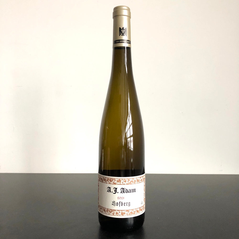 2021 Weingut A.J. Adam Dhroner Hofberg Riesling Grosses Gewachs Mosel, Germany
