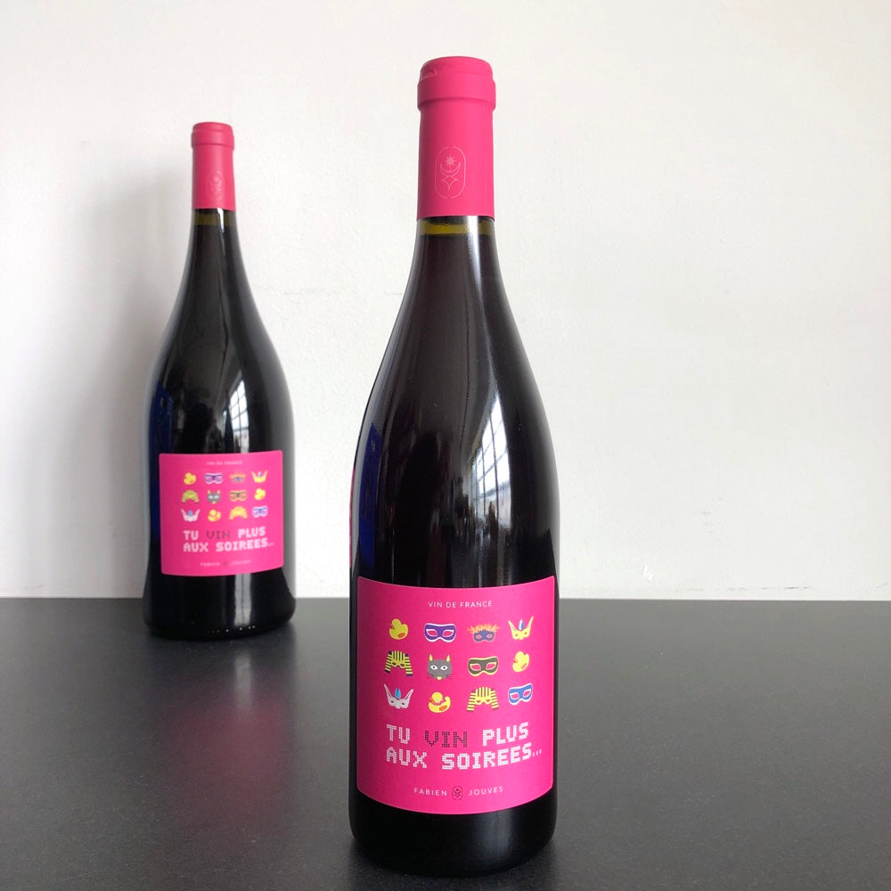 2021 Fabien Jouves Tu Vin Plus Aux Soirees VDF Red, Cahors, France