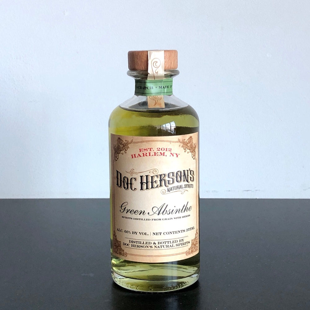 Doc Herson's Natural Spirits Green Absinthe 375 ML, New York, USA