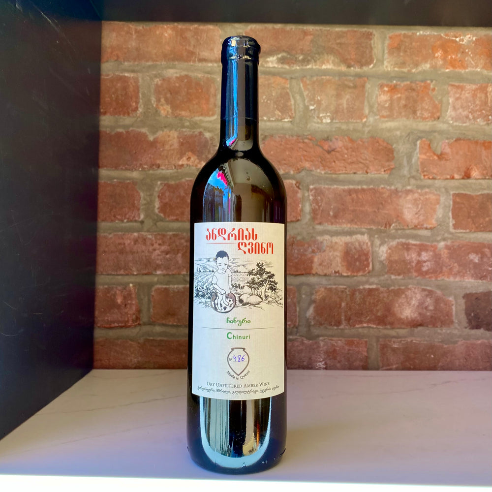 2019 Andria Gvino, Kartli Chinuri Dry Qvevri Unfiltered Amber Wine, Georgia