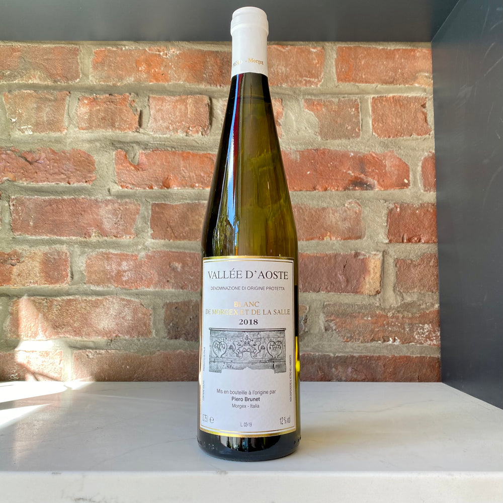 2018 Piero Brunet, Blanc de Morgex et de la Salle, Valle d'Aosta