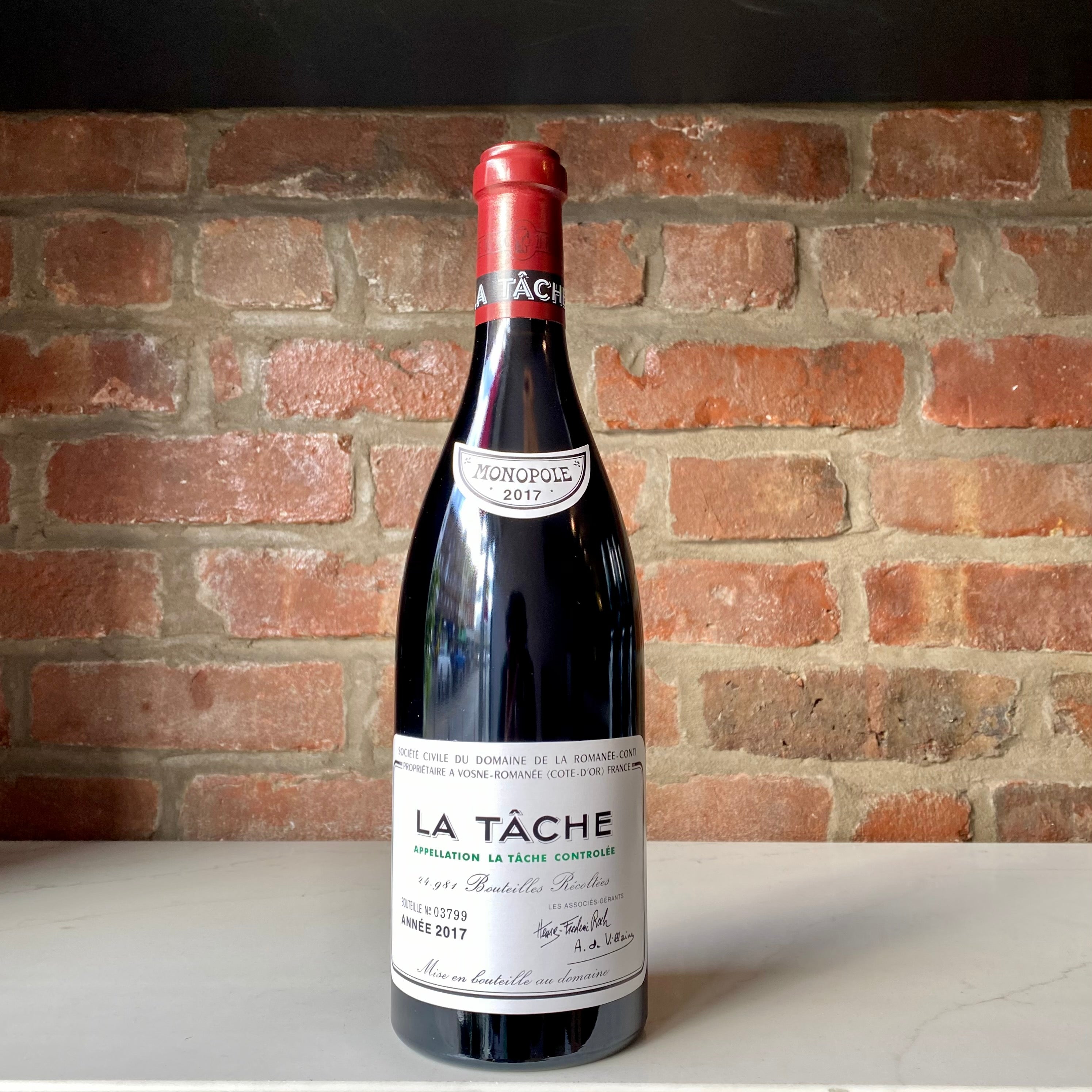 2017 Domaine de la Romanee-Conti La Tache Grand Cru Monopole Cote de N