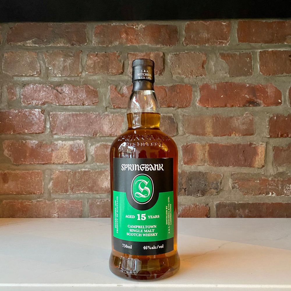Springbank 15 Year Old Single Malt Scotch Whisky Campbeltown, Scotland