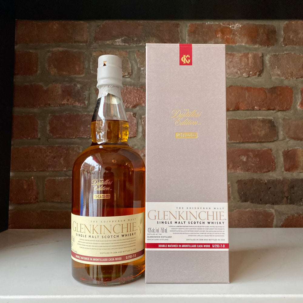 2020 Glenkinchie Distillers Edition Double Matured Amontillado Sherry Cask Wood Single Malt Scotch Whisky Lowlands, Scotland