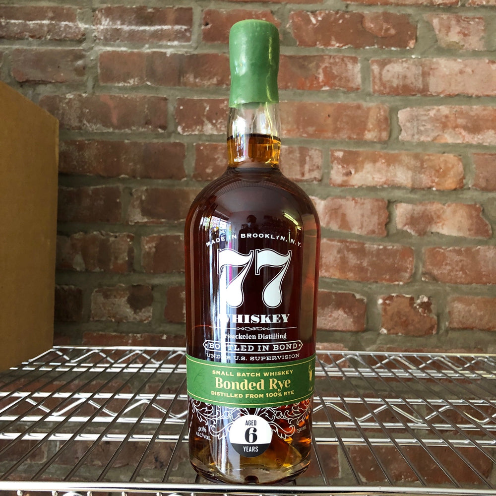 Breuckelen Distilling Company '77' 6 Year Old Bonded Rye Whiskey, New York, USA