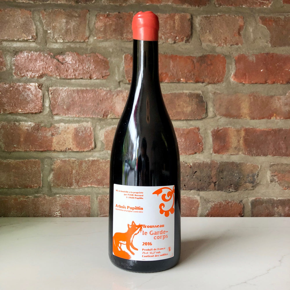 2016 Annie et Philippe Bornard Arbois-Pupillin Trousseau Le Garde-Corps Jura, France