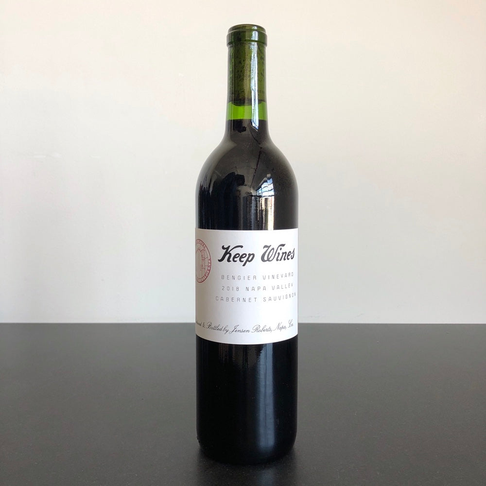 KEEP WINES CABERNET SAUVIGNON, BENGIER VINEYARD, California 2018