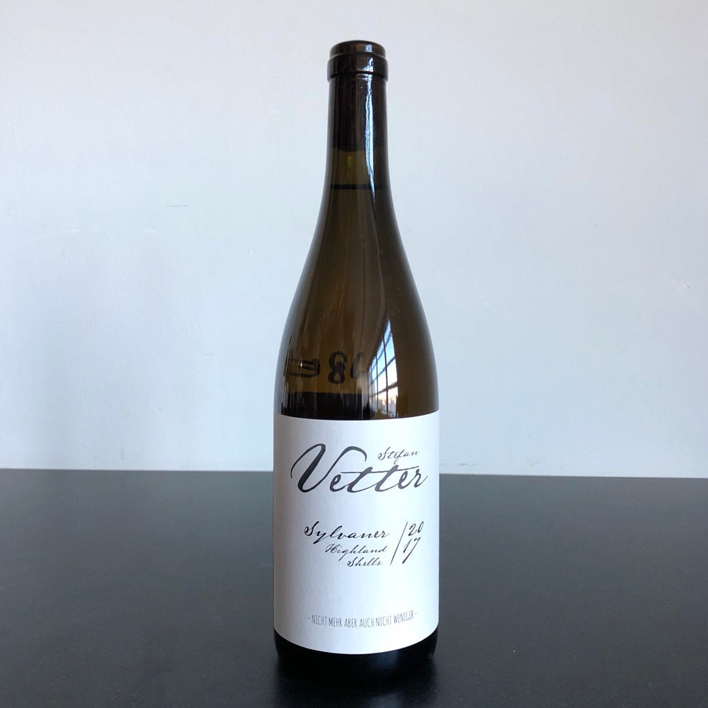 2017 Stefan Vetter Sylvaner "Highland Shells" Franken, Germany