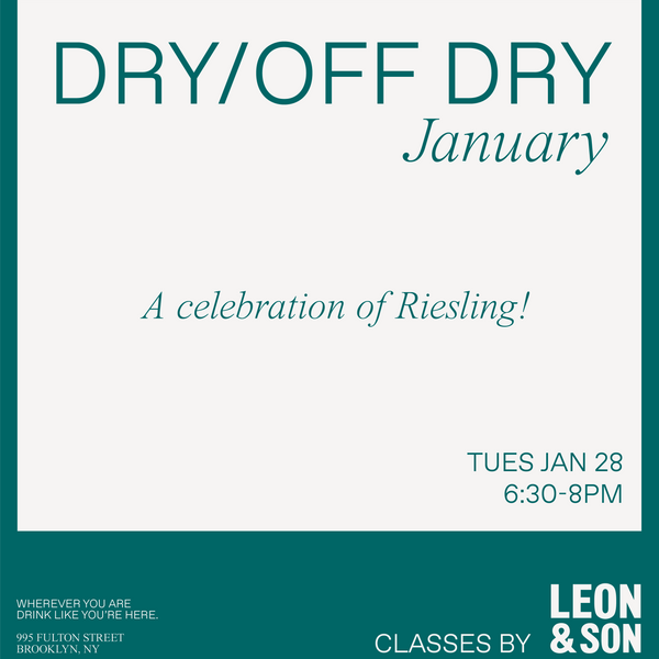 Dry/Off-Dry January