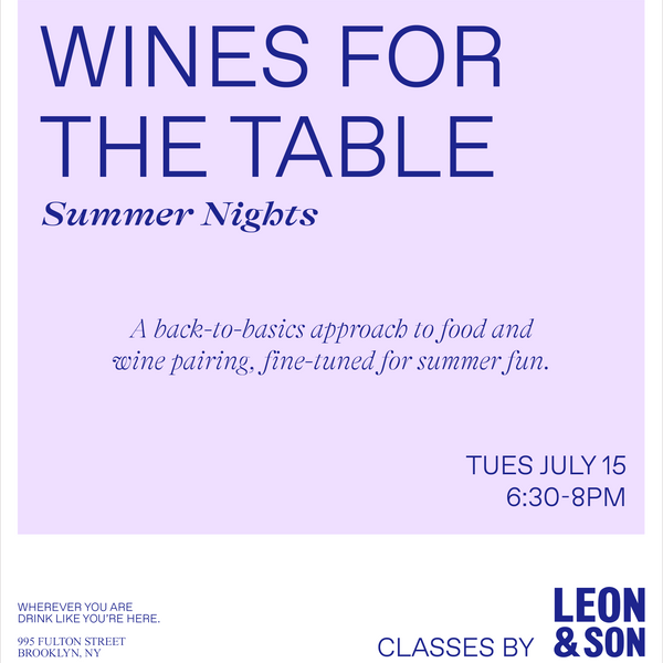 Wines for the Table: Summer Nights