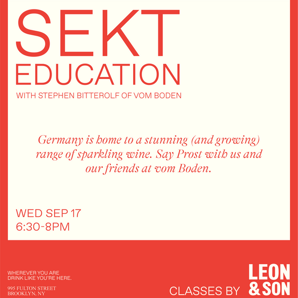Sekt Education with vom Boden