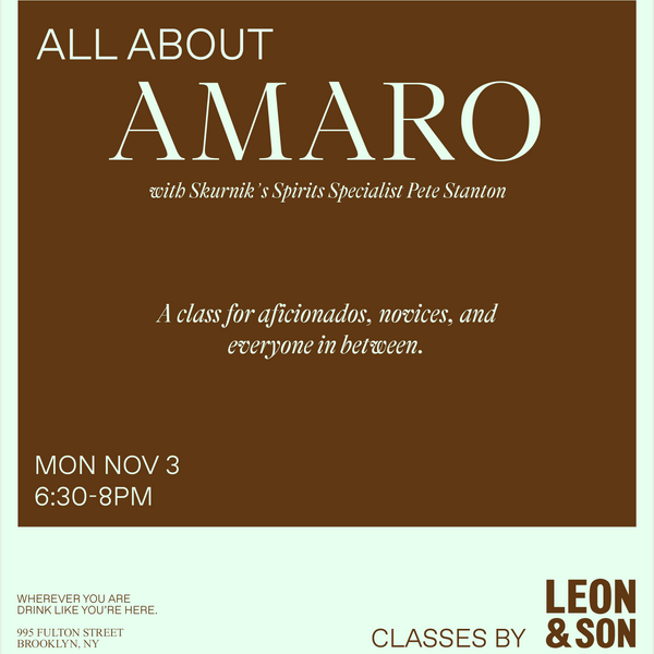 All About: Amaro with Pete Stanton of Skurnik